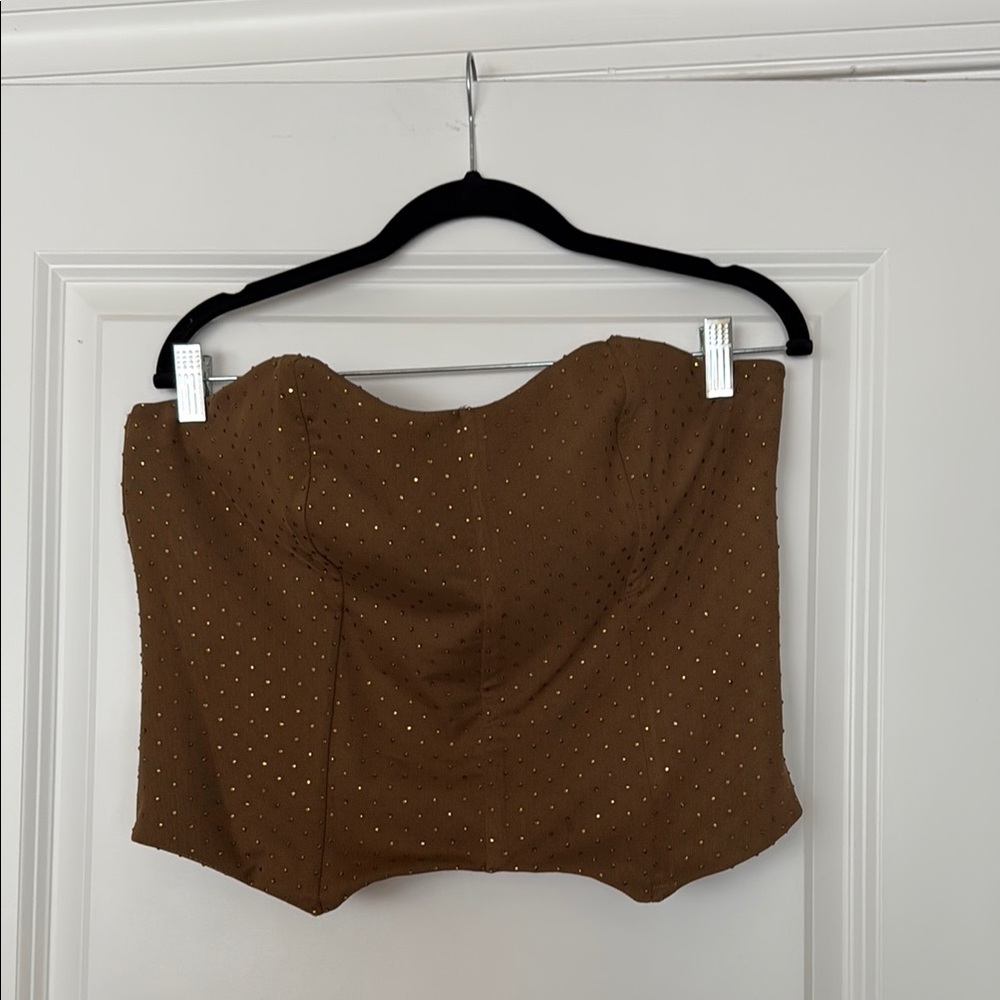 Abercrombie & Fitch Brown Corset